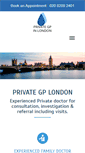 Mobile Screenshot of private-gp-in-london.co.uk