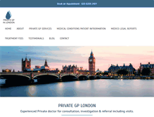 Tablet Screenshot of private-gp-in-london.co.uk